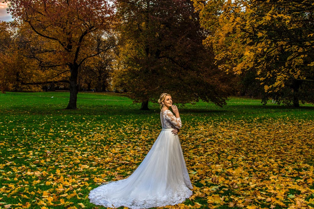 Wedding Bride Photoshoot London Hyde Park