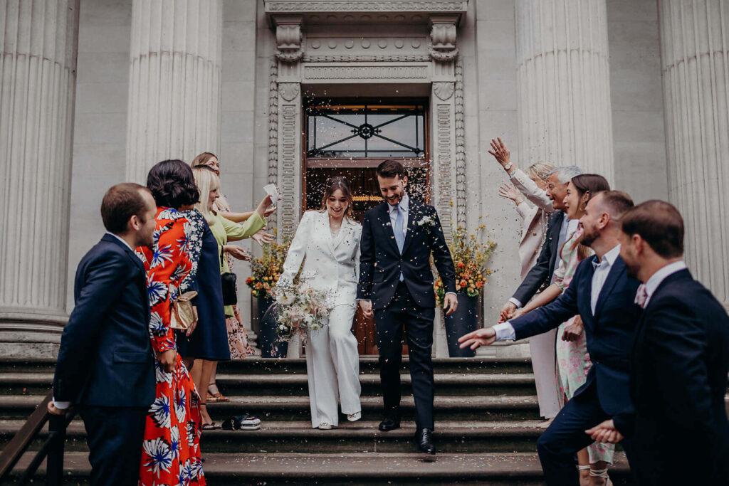 Micro Wedding Ceremony in London Marylebone Old Town Hall