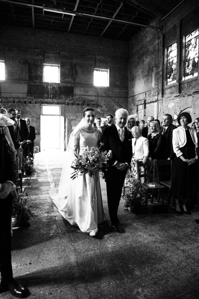 Bride Walking Down the Aisle